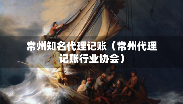 常州知名代理記賬（常州代理記賬行業(yè)協(xié)會）