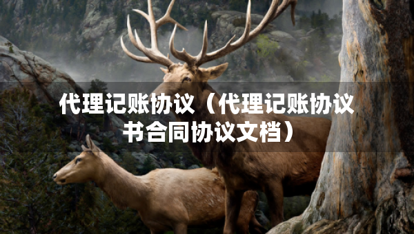 代理記賬協(xié)議（代理記賬協(xié)議書合同協(xié)議文檔）