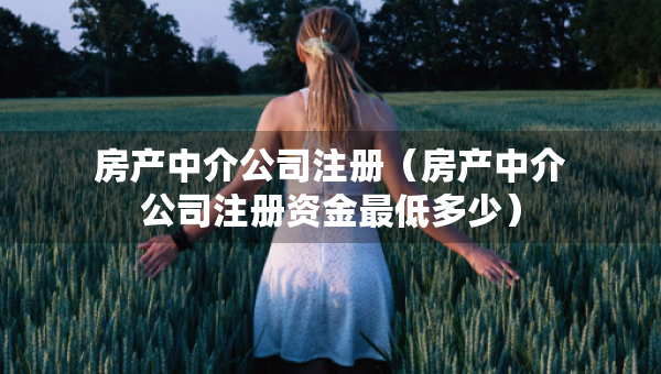 房產(chǎn)中介公司注冊（房產(chǎn)中介公司注冊資金最低多少）