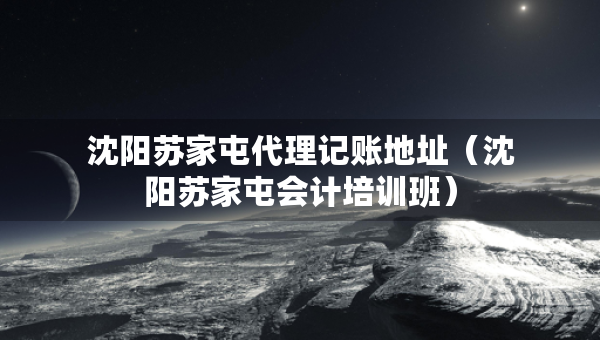 沈陽蘇家屯代理記賬地址（沈陽蘇家屯會計培訓(xùn)班）