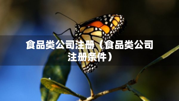 食品類公司注冊（食品類公司注冊條件）