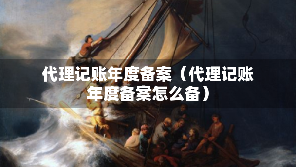 代理記賬年度備案（代理記賬年度備案怎么備）