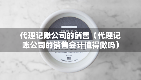 代理記賬公司的銷售（代理記賬公司的銷售會(huì)計(jì)值得做嗎）