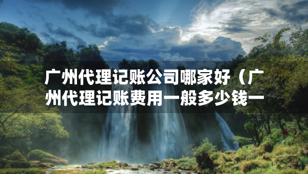 廣州代理記賬公司哪家好（廣州代理記賬費(fèi)用一般多少錢(qián)一個(gè)月）