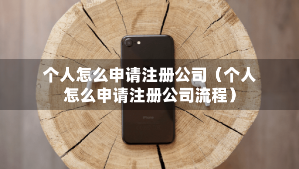 個人怎么申請注冊公司（個人怎么申請注冊公司流程）