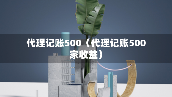 代理記賬500（代理記賬500家收益）