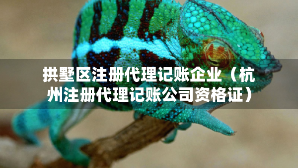 拱墅區(qū)注冊代理記賬企業(yè)（杭州注冊代理記賬公司資格證）
