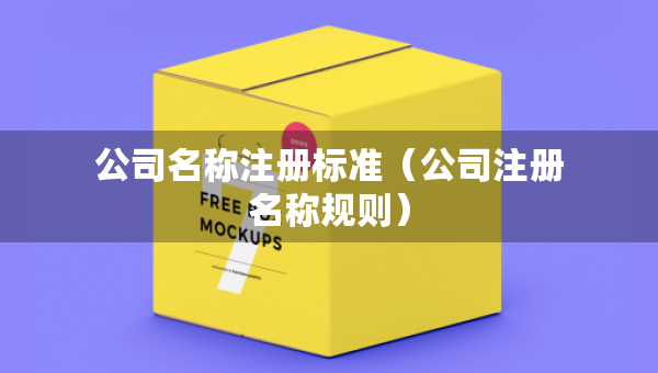 公司名稱注冊(cè)標(biāo)準(zhǔn)（公司注冊(cè)名稱規(guī)則）
