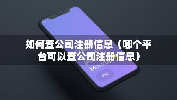 如何查公司注冊信息（哪個平臺可以查公司注冊信息）