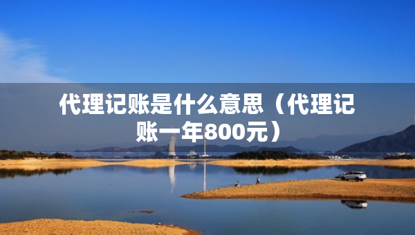 代理記賬是什么意思（代理記賬一年800元）