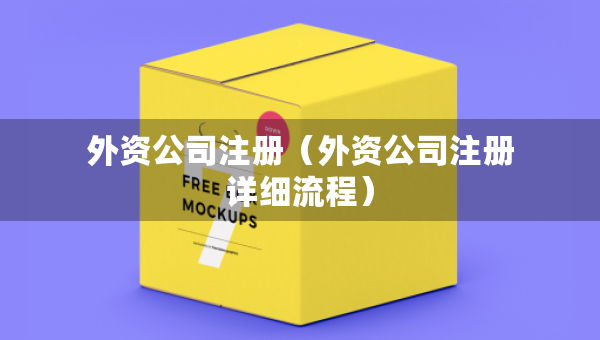 外資公司注冊(cè)（外資公司注冊(cè)詳細(xì)流程）