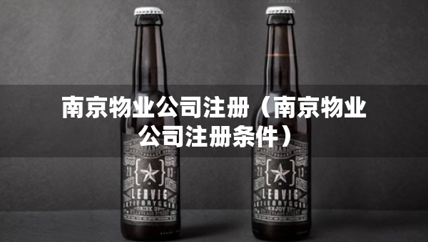 南京物業(yè)公司注冊（南京物業(yè)公司注冊條件）