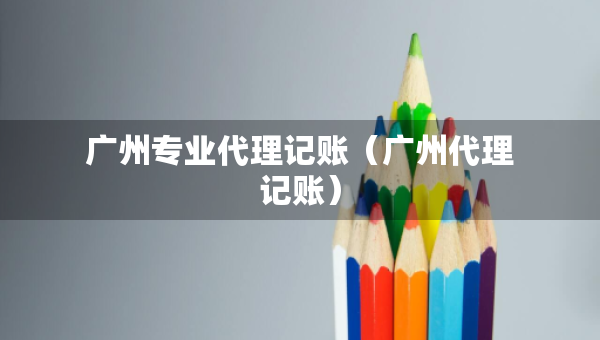 廣州專業(yè)代理記賬（廣州代理記賬）