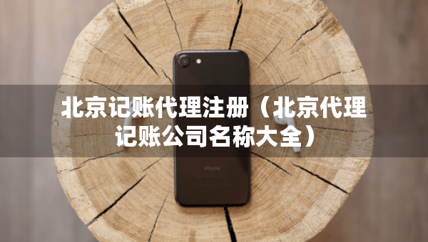 北京記賬代理注冊（北京代理記賬公司名稱大全）