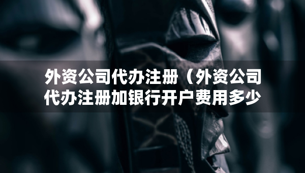 外資公司代辦注冊（外資公司代辦注冊加銀行開戶費用多少錢）