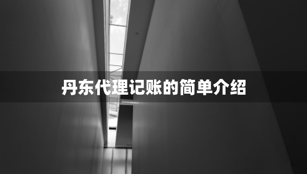 丹東代理記賬的簡(jiǎn)單介紹