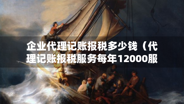 企業(yè)代理記賬報稅多少錢（代理記賬報稅服務(wù)每年12000服務(wù)費 高嗎）