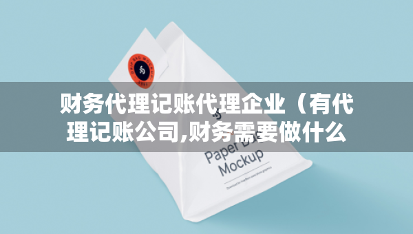 財(cái)務(wù)代理記賬代理企業(yè)（有代理記賬公司,財(cái)務(wù)需要做什么）