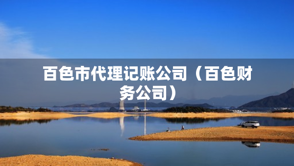 百色市代理記賬公司（百色財(cái)務(wù)公司）