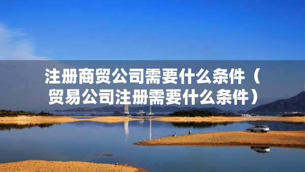 注冊商貿(mào)公司需要什么條件（貿(mào)易公司注冊需要什么條件）