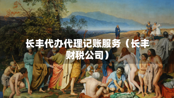 長(zhǎng)豐代辦代理記賬服務(wù)（長(zhǎng)豐財(cái)稅公司）