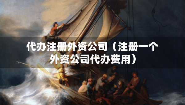 代辦注冊外資公司（注冊一個(gè)外資公司代辦費(fèi)用）