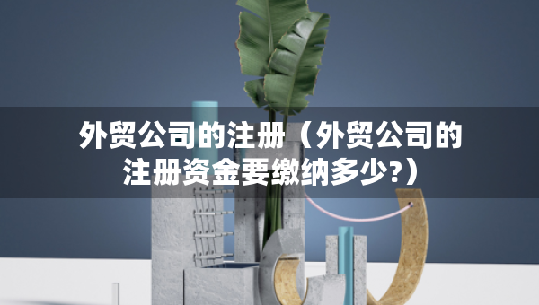 外貿(mào)公司的注冊（外貿(mào)公司的注冊資金要繳納多少?）