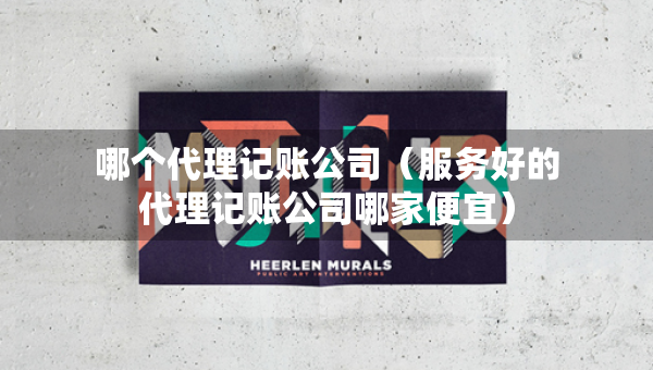 哪個代理記賬公司（服務好的代理記賬公司哪家便宜）