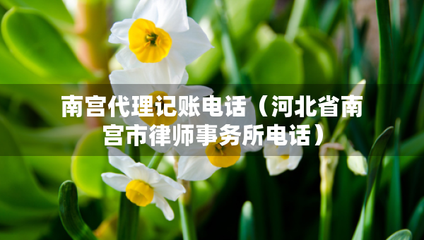 南宮代理記賬電話（河北省南宮市律師事務(wù)所電話）
