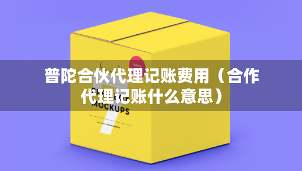 普陀合伙代理記賬費用（合作代理記賬什么意思）