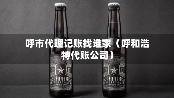呼市代理記賬找誰家（呼和浩特代賬公司）