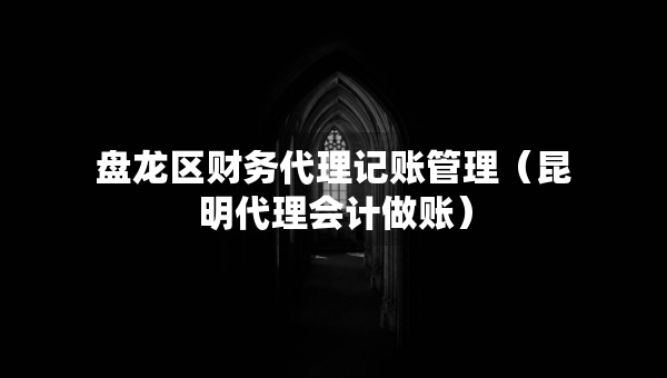 盤龍區(qū)財務(wù)代理記賬管理（昆明代理會計做賬）