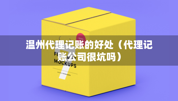 溫州代理記賬的好處（代理記賬公司很坑嗎）