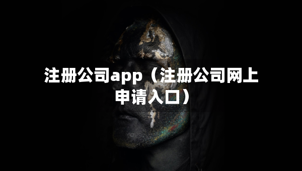 注冊公司app（注冊公司網(wǎng)上申請入口）
