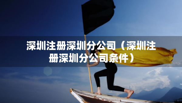 深圳注冊深圳分公司（深圳注冊深圳分公司條件）