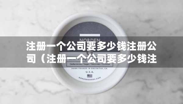 注冊一個(gè)公司要多少錢注冊公司（注冊一個(gè)公司要多少錢注冊公司合適）