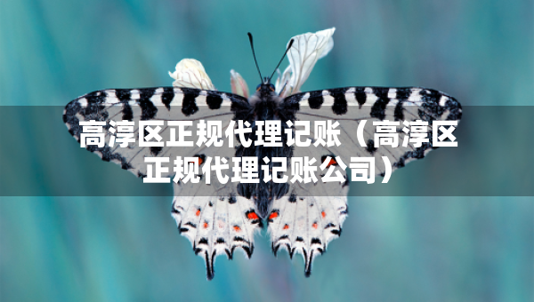 高淳區(qū)正規(guī)代理記賬（高淳區(qū)正規(guī)代理記賬公司）