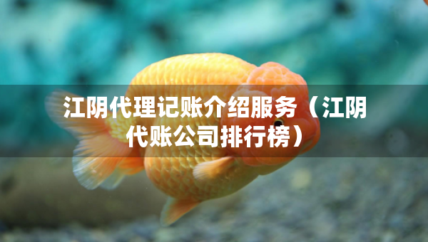 江陰代理記賬介紹服務(wù)（江陰代賬公司排行榜）