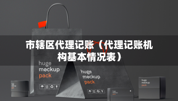 市轄區(qū)代理記賬（代理記賬機(jī)構(gòu)基本情況表）