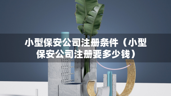 小型保安公司注冊條件（小型保安公司注冊要多少錢）