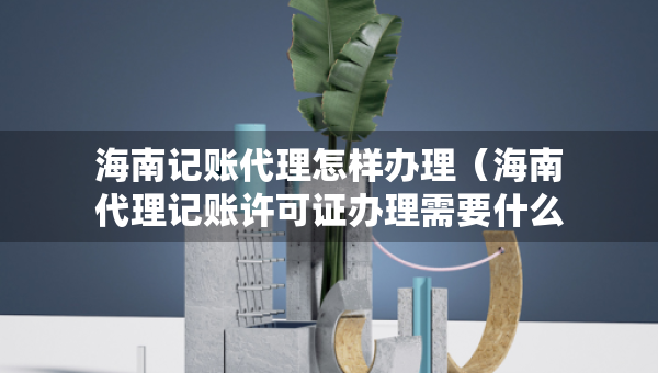 海南記賬代理怎樣辦理（海南代理記賬許可證辦理需要什么條件）