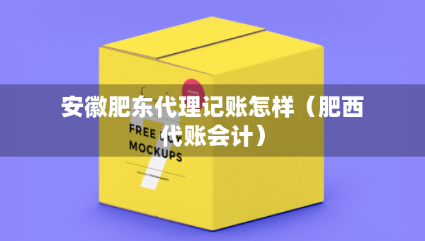 安徽肥東代理記賬怎樣（肥西代賬會計）
