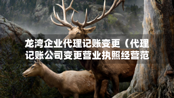 龍灣企業(yè)代理記賬變更（代理記賬公司變更營業(yè)執(zhí)照經(jīng)營范圍費用）