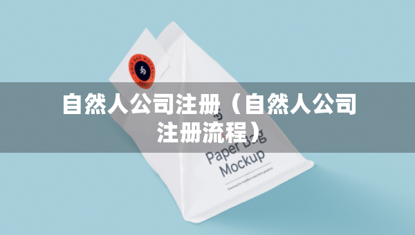 自然人公司注冊（自然人公司注冊流程）