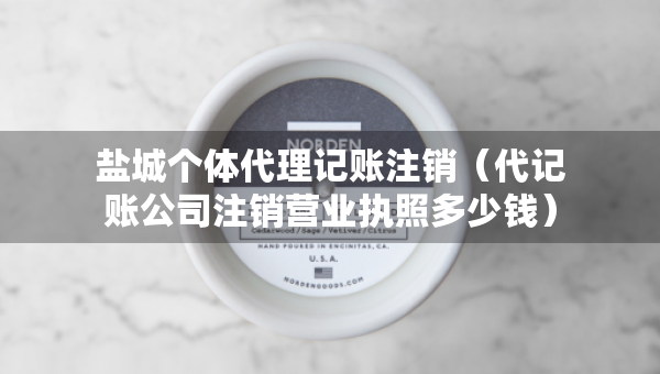 鹽城個(gè)體代理記賬注銷（代記賬公司注銷營(yíng)業(yè)執(zhí)照多少錢）