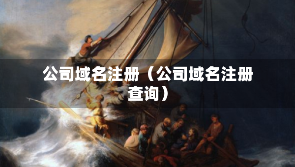 公司域名注冊（公司域名注冊查詢）