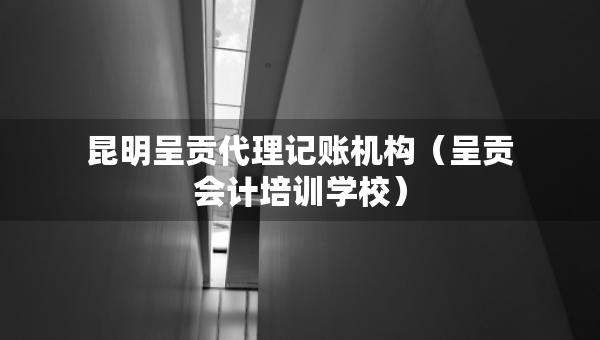 昆明呈貢代理記賬機(jī)構(gòu)（呈貢會(huì)計(jì)培訓(xùn)學(xué)校）