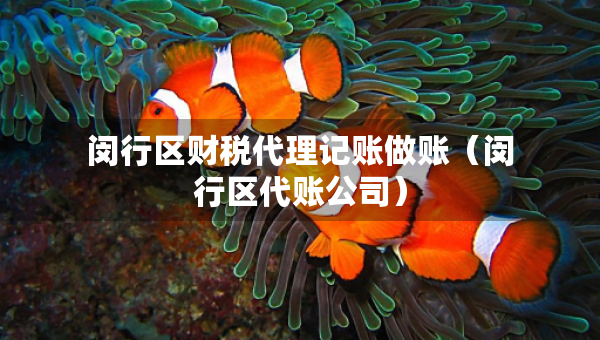 閔行區(qū)財(cái)稅代理記賬做賬（閔行區(qū)代賬公司）