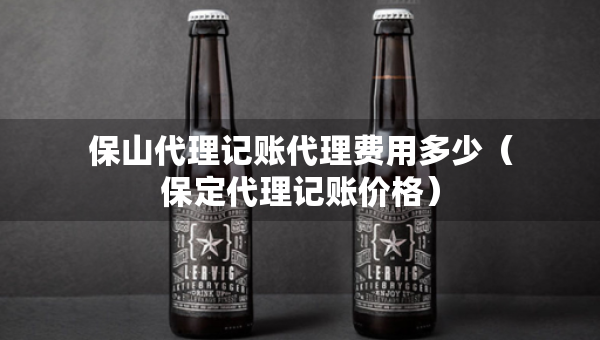 保山代理記賬代理費(fèi)用多少（保定代理記賬價(jià)格）