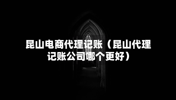 昆山電商代理記賬（昆山代理記賬公司哪個(gè)更好）